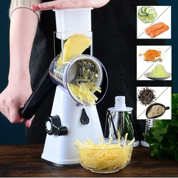 Ultimate 3-in-1 Rotary Mandoline Slicer