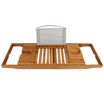 Extendable Bamboo Bathtub Case