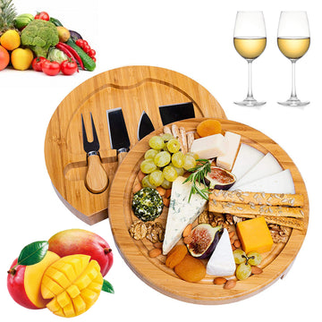 Round Bamboo Cheese Board