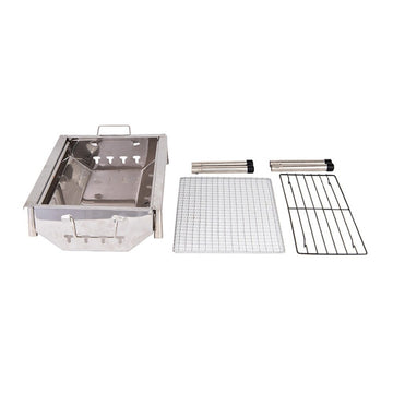 Foldable Portable Stainless Steel Charcoal Grill